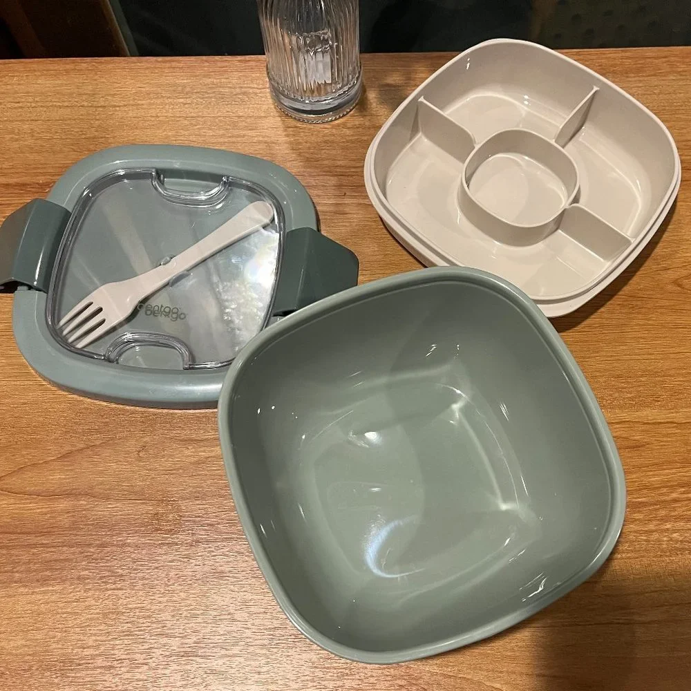 Bentgo Salad Container in Khaki Green - Picture 1 of 2